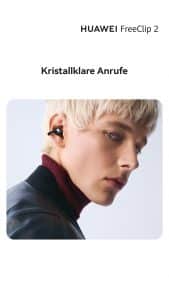 HUAWEI FreeClip 2: Ganztägiger Tragekomfort dank innovativem C-Bridge Design und adaptivem Open-Ear-Hörerlebnis 6 HUAWEI FreeClip 2