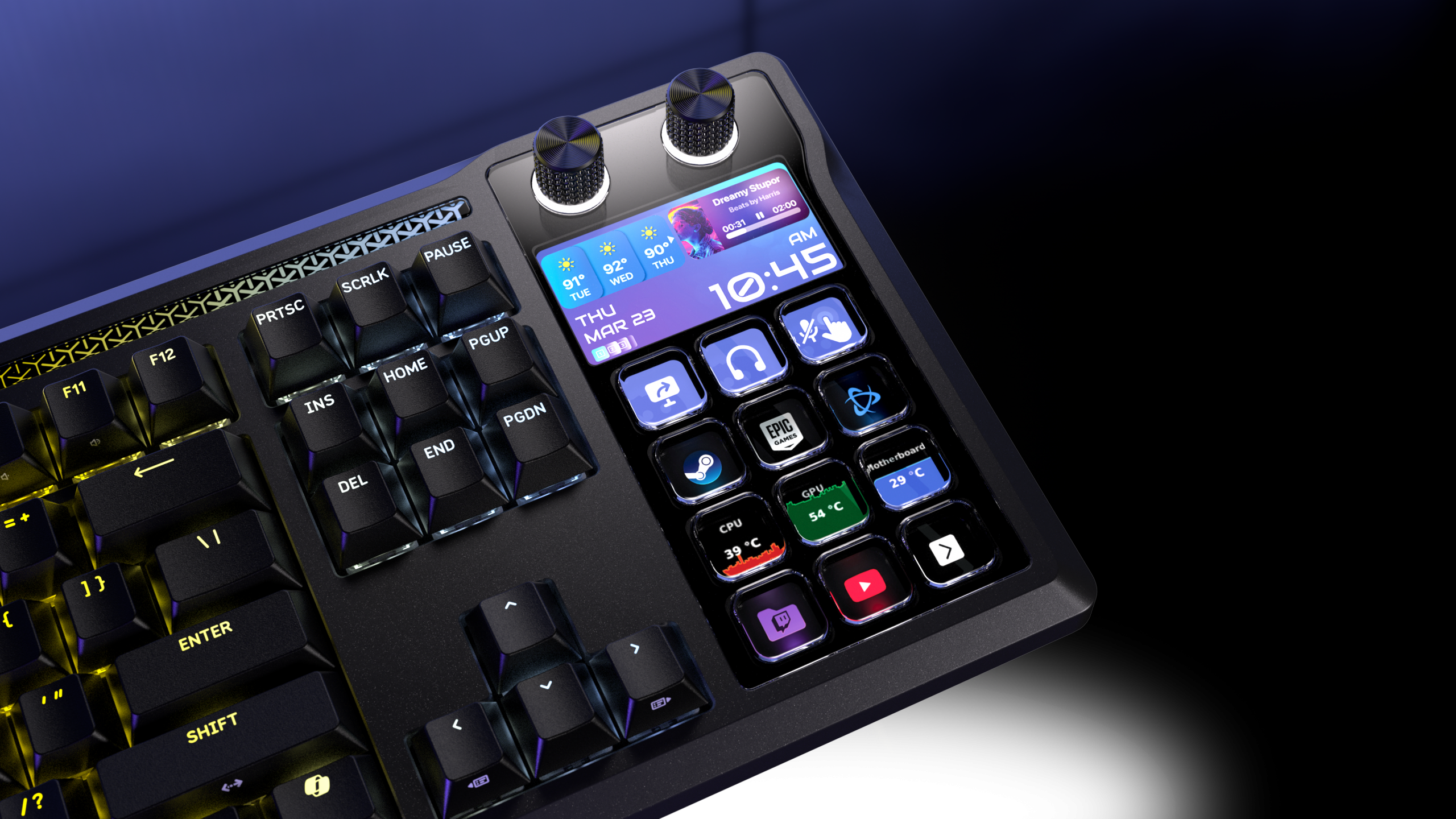 CORSAIR GALLEON 100 SD vereint Gaming-Tastatur und Stream Deck in einem Gerät 5 CORSAIR GALLEON 100 SD