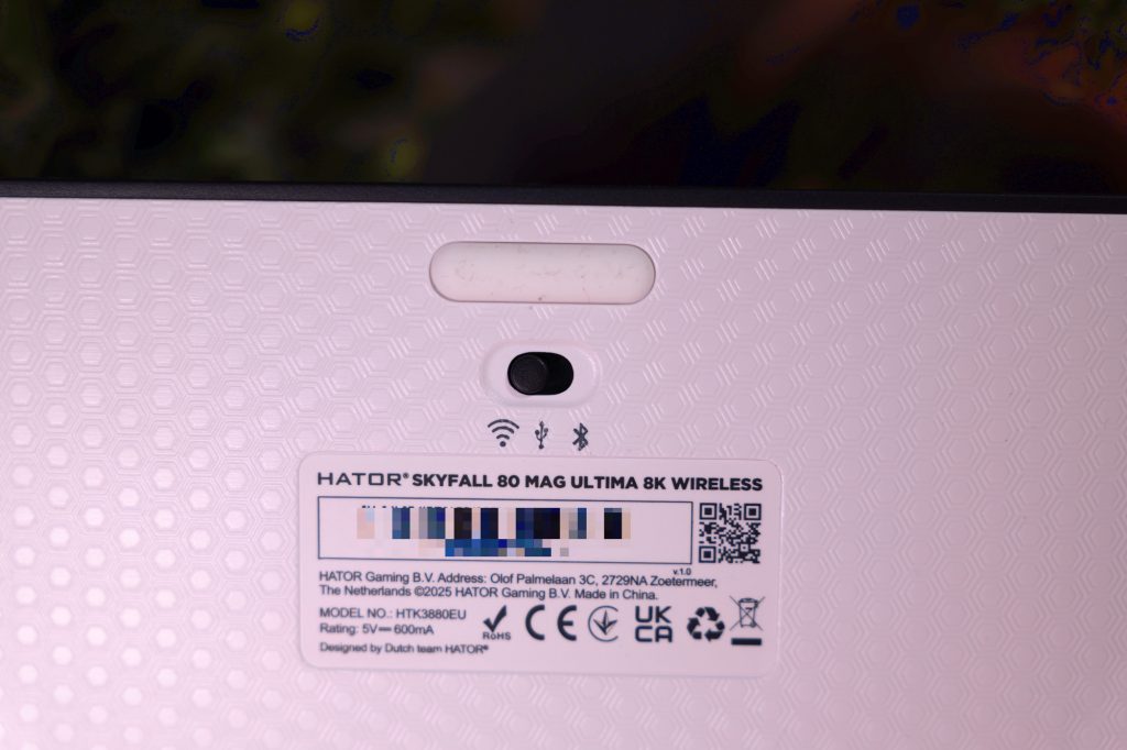 HATOR Skyfall 80 MAG ULTIMA 8K Test: Hall-Effekt-Tastatur zum verboten günstigen Preis 13 HATOR Skyfall 80 MAG ULTIMA 8K Konnektivität