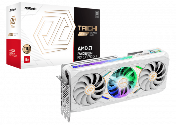 ASRock Radeon RX 9070 XT Taichi White