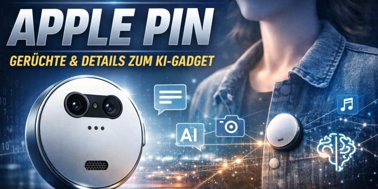 Apples AI-Hardware-Offensive: Smarte Brille, Apple Pin und KI-AirPods laut Bloomberg in Entwicklung 1 Apple Pin