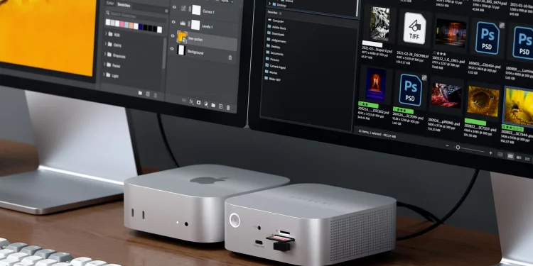 Satechi Thunderbolt 5 CubeDock kommt mit integriertem NVMe-Speicher 1 Satechi Thunderbolt 5 CubeDock