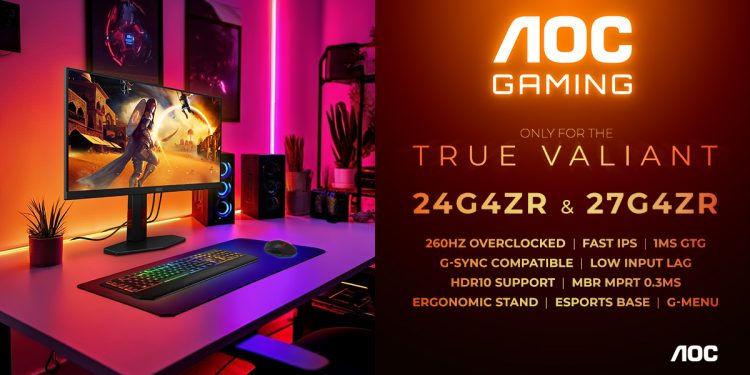 AGON by AOC G4-Serie mit 260 Hz: Neue Gaming-Monitore liefern E-Sport-Performance zum Kampfpreis 1 AGON by AOC G4-Serie