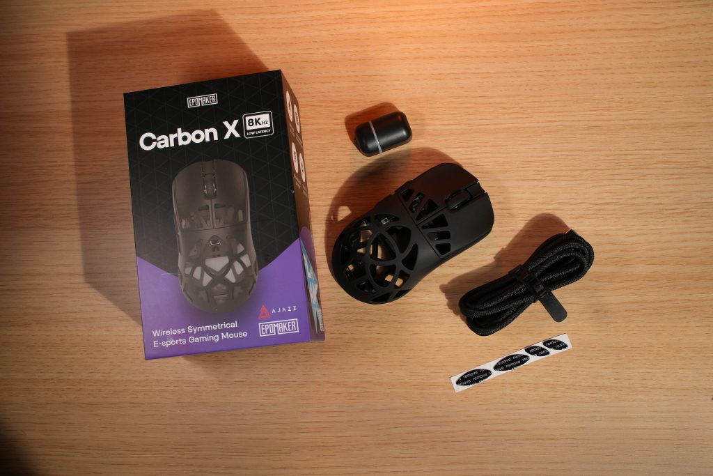 Epomaker CarbonX Test: Symmetrische Wireless-Gaming-Maus mit 8.000 Hz 4 Epomaker CarbonX