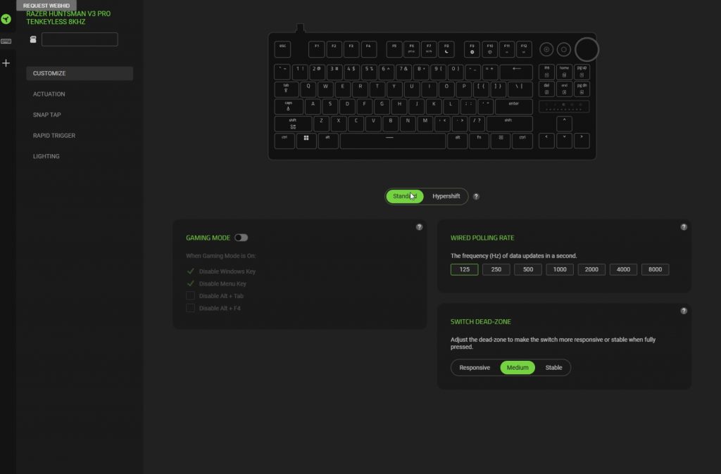 Razer Synapse Web-App