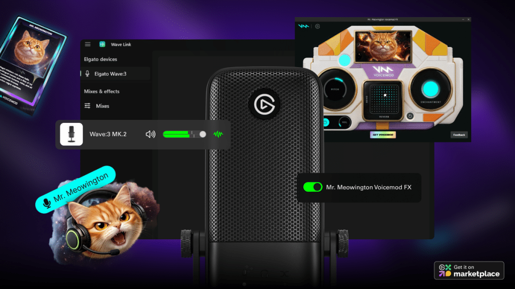 Elgato und Voicemod wachsen enger zusammen: Neue Voice-Changer und Soundboards für Wave Link und Stream Deck 2 Elgato Voicemod Integration