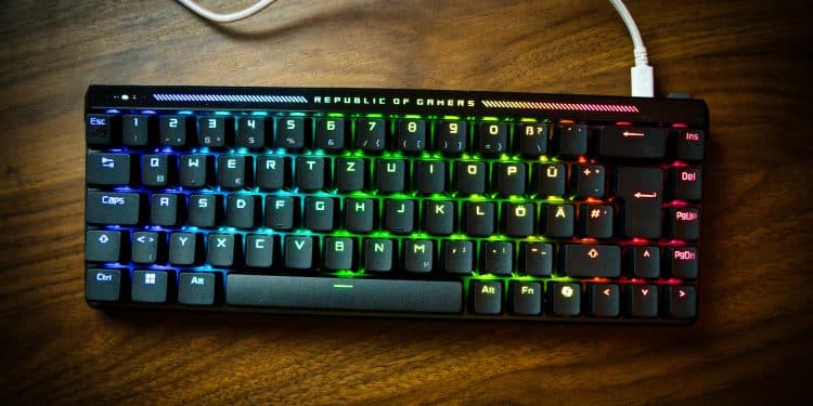 ASUS ROG Falchion Ace HFX im Test: Magnetschalter, Rapid Trigger & kompaktes 65%-Layout 1 ASUS ROG Falchion Ace HFX