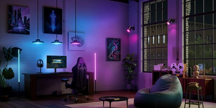 Philips Evnia AmbiScape: Smarte Raumbeleuchtung für mehr Gaming-Immersion 1 Philips Evnia AmbiScape