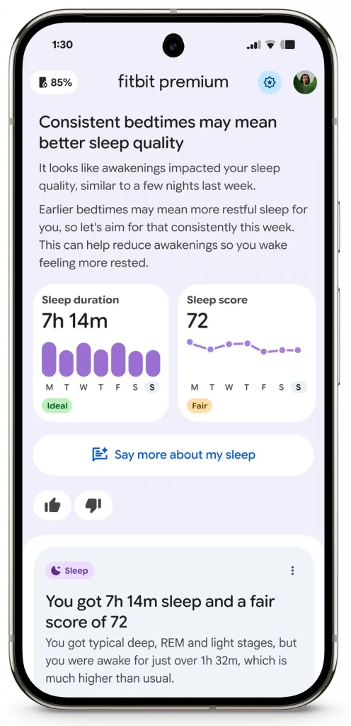 Fitbit Personal Health Coach 