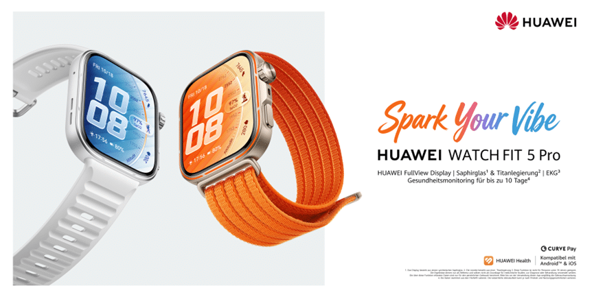HUAWEI WATCH FIT 5 Series: Die Smartwatch, die Gesundheit wirklich greifbar macht 2 HUAWEI WATCH FIT 5