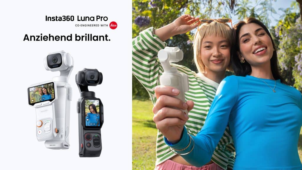 Insta360 Luna Pro: Leica-Gimbal-Kamera für Vlogging startet mit 8K und KI-Tracking 6 Insta360 Luna Pro